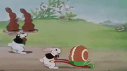 Happy Jumping Bunnies Good Morning Happy Easter GIF