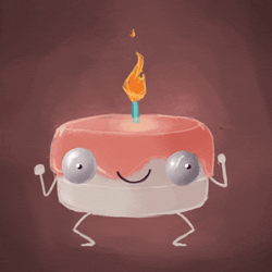 Happy Jumping Cake Happy Birthday Harry GIF