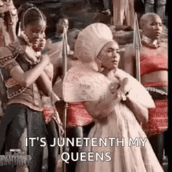 Happy Juneteeth My Queen GIF