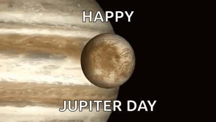Happy Jupiter Day With Europa GIF