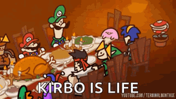 Happy Kirbo Grandfather Clock Chiming GIF