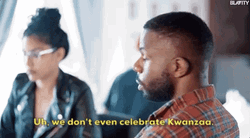 Happy Kwanzaa Guy Turning Around GIF