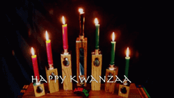 Happy Kwanzaa Seven Candles