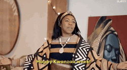 Happy Kwanzaa Week Elated Violet GIF