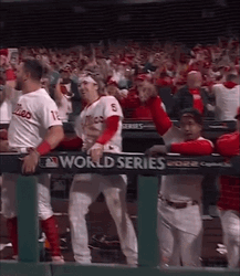 Happy Kyle Schwarber GIF