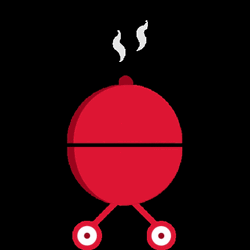 Happy Labor Day Grill With Wheels GIF