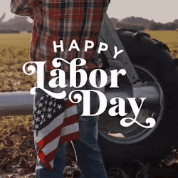 Happy Labor Day Retro GIF