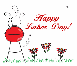 Happy Labor Day Weekend Barbecue Party GIF