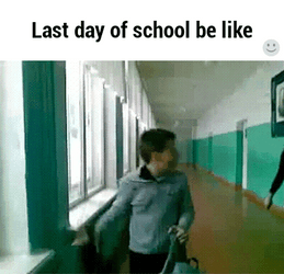 Happy Last Day Of School Be Like Explosion GIF