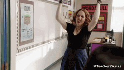 Happy Last Day Of School Teacher Dancing GIF