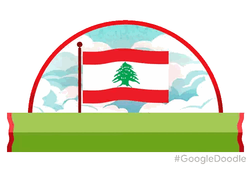 Happy Lebanon Independence Day Sticker