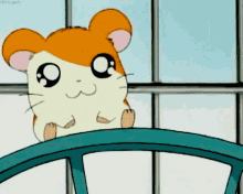 Happy Little Pet Hamster Wheel Hamtaro Sway GIF