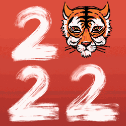 Happy Lunar New Year 2022 Tiger Roar GIF