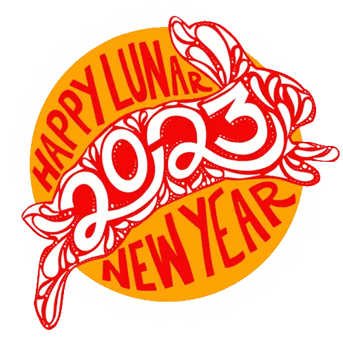 Happy Lunar New Year 2025 Sticker