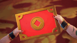Happy Lunar New Year Pull Up Card GIF