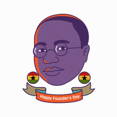 Happy Man Face Founder's Day GIF