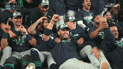 Happy Mariners Players GIF