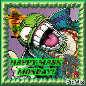 Happy Mask Monday Cartoon GIF