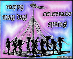 Happy May Day Celebrate Spring GIF