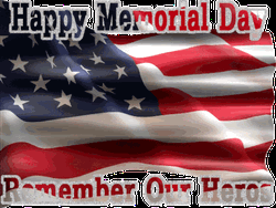 Happy Memorial Day Remember Our Heroes American Flag