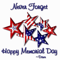 Happy Memorial Day Weekend Never Forget GIF