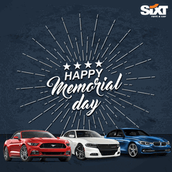 Happy Memorial Day Weekend Sixt Car Dealership GIF