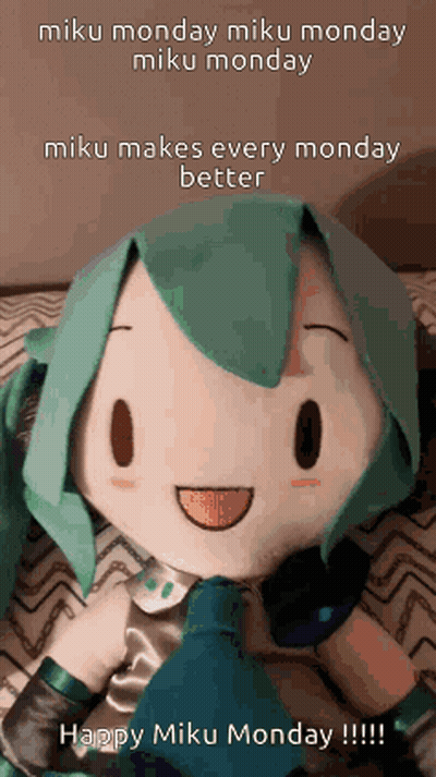 Happy Miku Monday GIF
