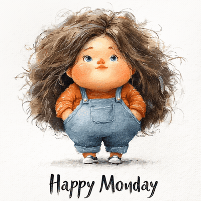 Happy Monday Cartoon Character GIF