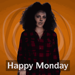 Happy Monday Cat Woman GIF