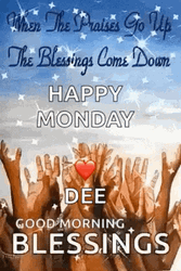 Happy Monday Good Morning Blessings GIF