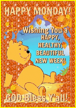 Happy Monday Winnie The Pooh GIF