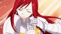 Happy Mood Titania Erza Scarlet GIF