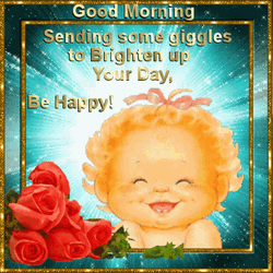 Happy Morning Baby Smile  GIF