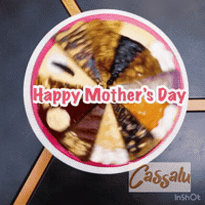Happy Mother's Day Card With Cake GIF