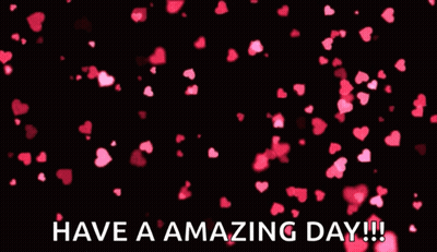 Happy Mother's Day Card With Falling Hearts GIF