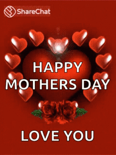 Happy Mother's Day Card With Heart GIF