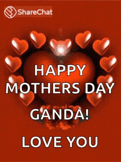 Happy Mother's Day Card With Heart GIF