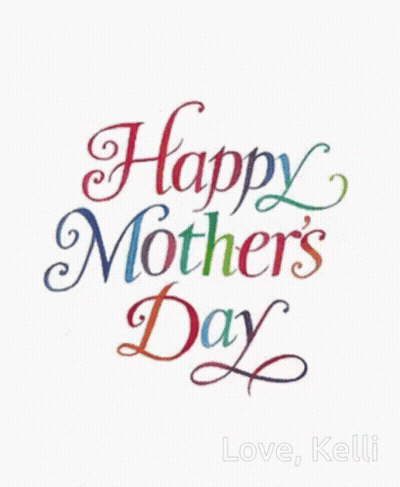Happy Mother's Day Card With Hearts GIF