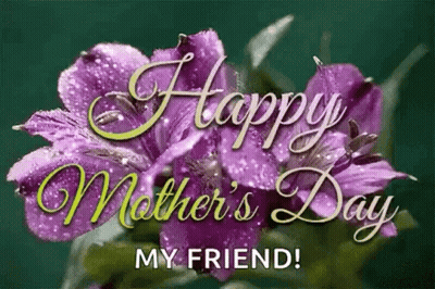 Happy Mother's Day Card With Pink Daisies GIF