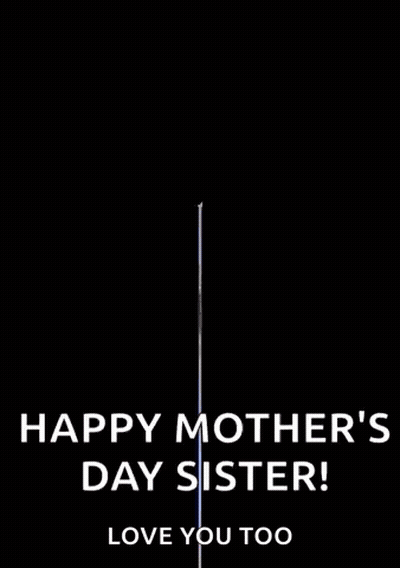 Happy Mother's Day Card With Pink Flower GIF