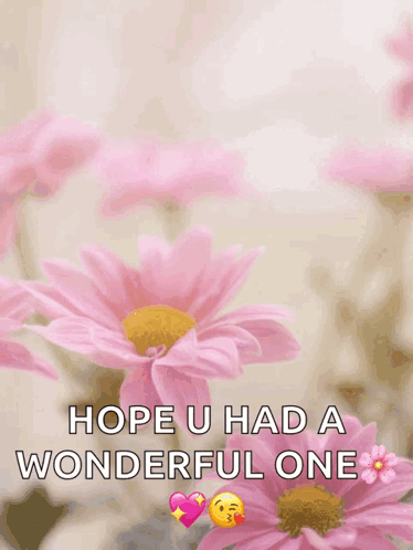 Happy Mother's Day Card With Pink Flowers GIF