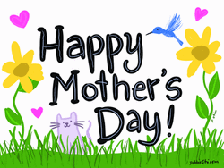Happy Mother's Day Friend Simple Visual Design GIF