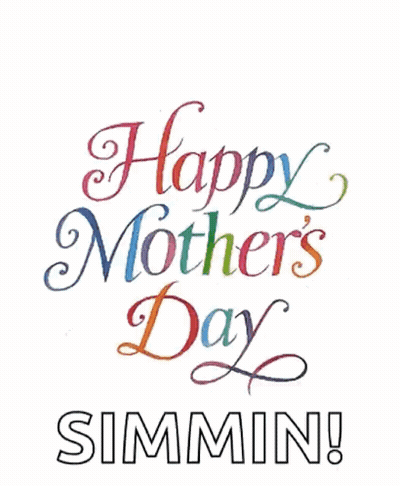 Happy Mother's Day Greeting Card With Hearts GIF