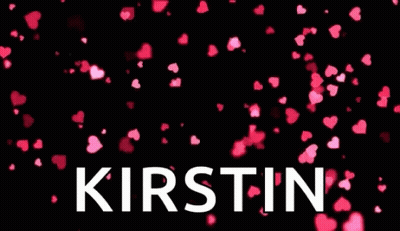 Happy Mother's Day Kirstin Card With Pink Hearts GIF
