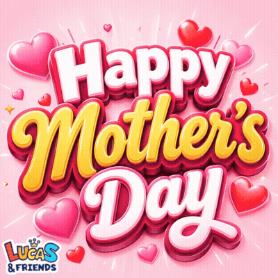 Happy Mother's Day Lucas And Friends Greeting Card GIF
