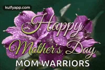 Happy Mother's Day Mom Warriors Card GIF