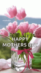 Happy Mother's Day Pink Bouquet GIF