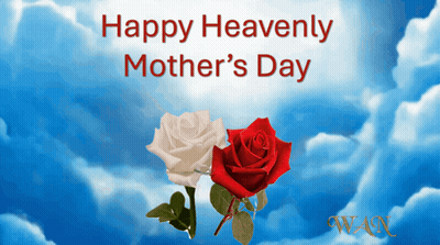 Happy Mother's Day Poster With Roses GIF