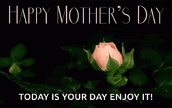 Happy Mother's Day Sister Blooming Roses GIF