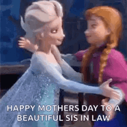 Happy Mother's Day Sister Elsa And Ana GIF